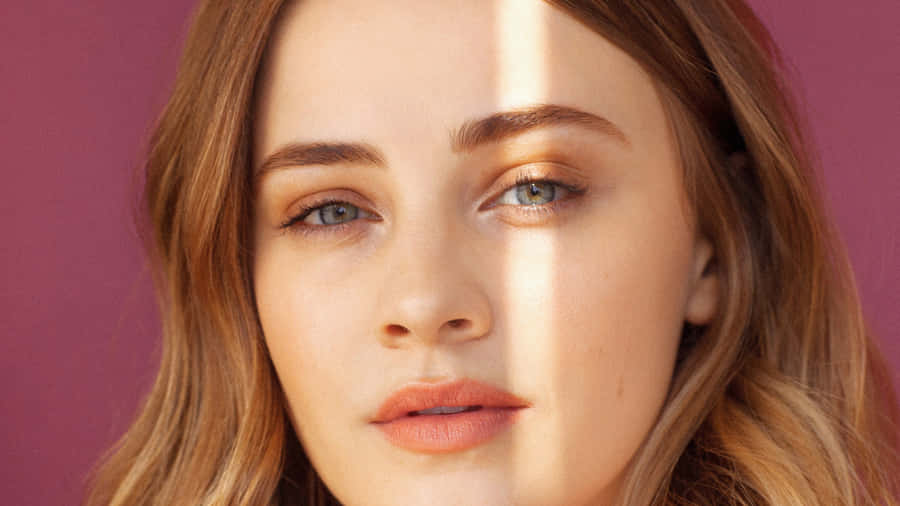 Josephine Langford Half Shade Portrait Wallpaper