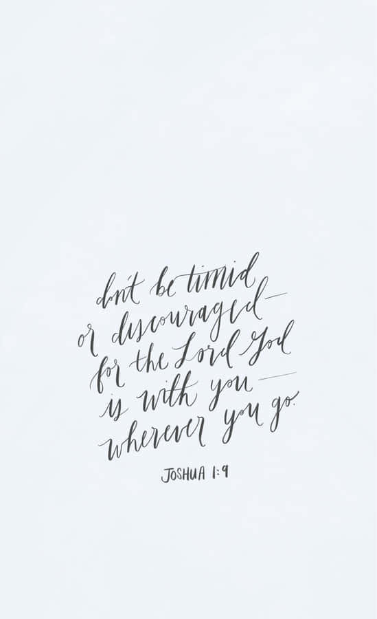 Joshua19 Inspirational Quote Wallpaper