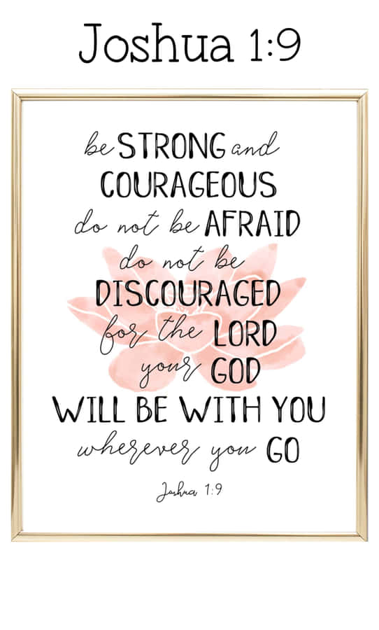 Joshua19 Inspirational Quote Wallpaper