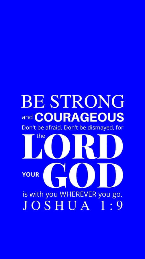 Joshua19 Inspirational Verse Wallpaper