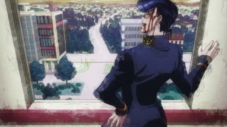 Josuke Higashikata - A Colorful Protector Wallpaper
