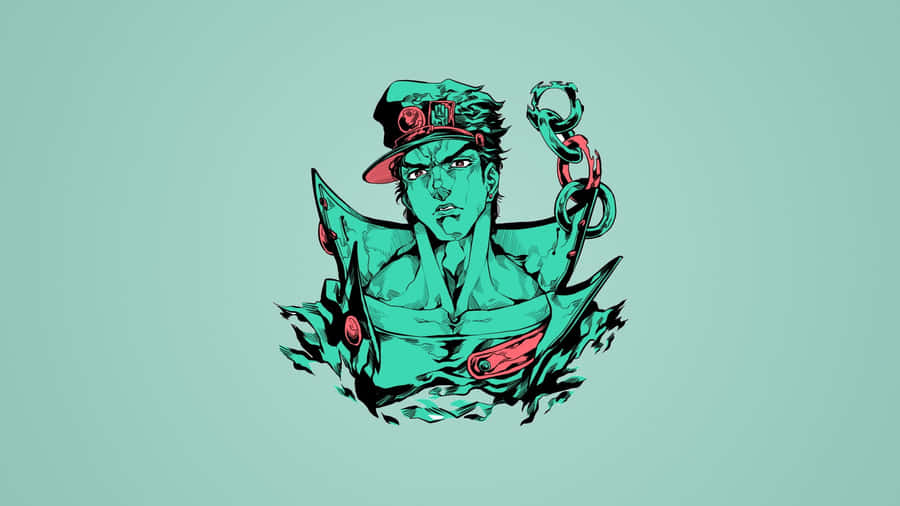 Jotaro Kujo Ready For Action - 1920x1080 Wallpaper Wallpaper