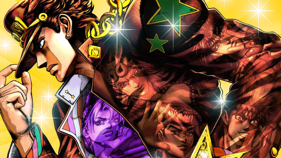 Jotaro Kujo – Star Of Jojo’s Bizarre Adventure Wallpaper
