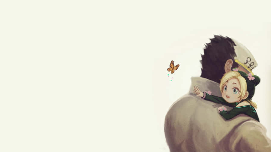 Jotaro Kujo, The Iconic Protagonist Of Jojo's Bizarre Adventure Wallpaper
