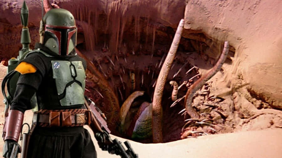 Journey Beneath The Sand Dunes Of Tatooine To Explore The Sarlacc Pit Wallpaper