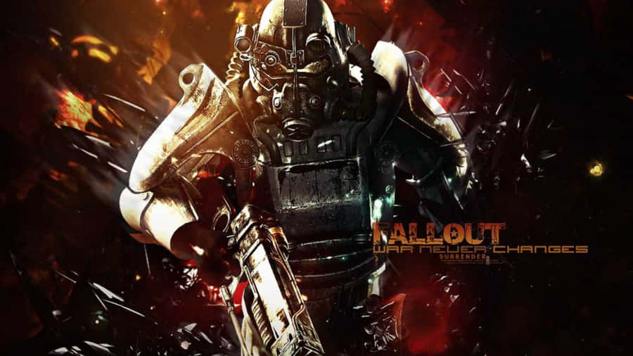 Journey Through The Post-apocalyptic Wasteland Of Fallout Wallpaper