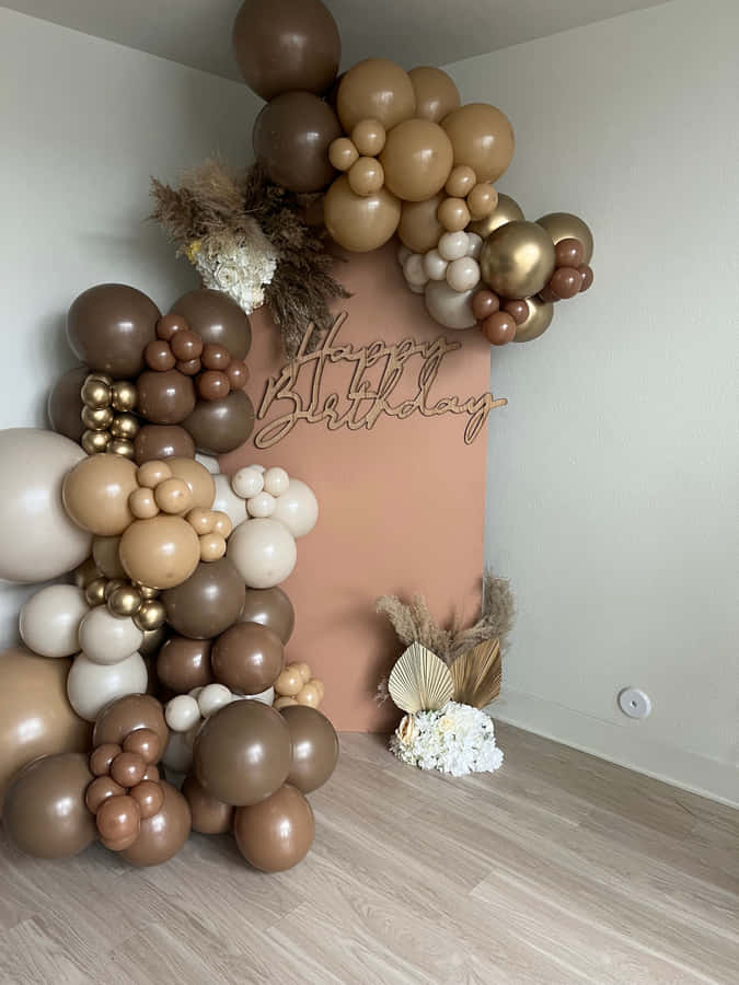Jovial Events Birthday Balloons Wallpaper