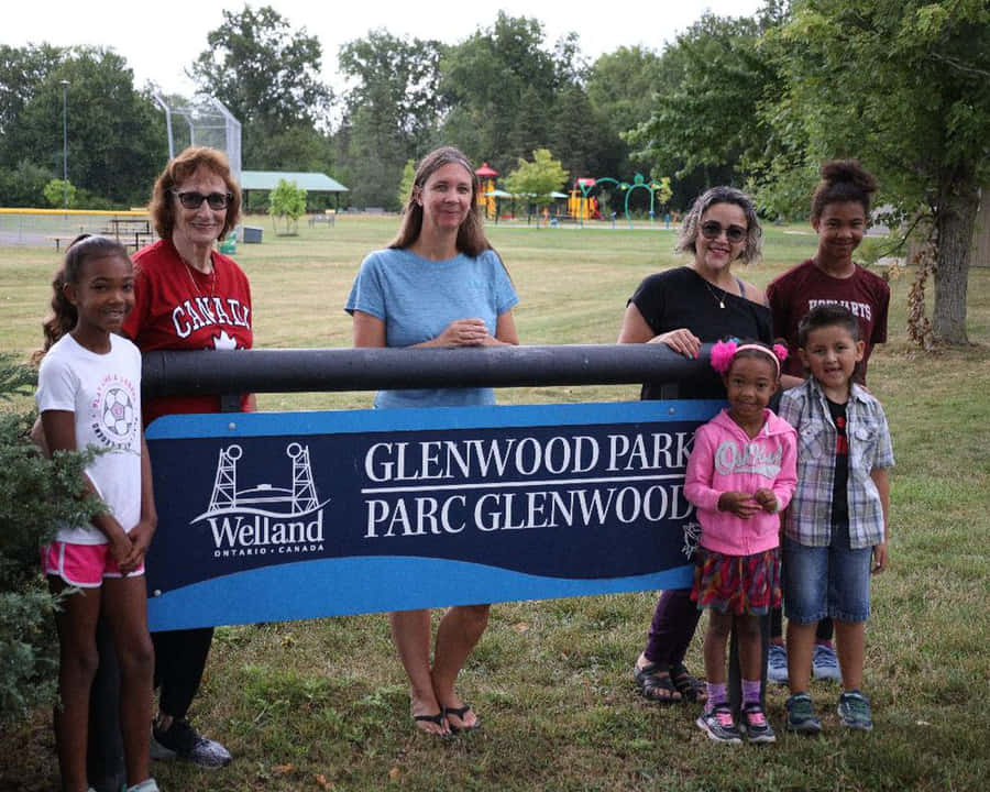 Joyful Family Day Out Wallpaper