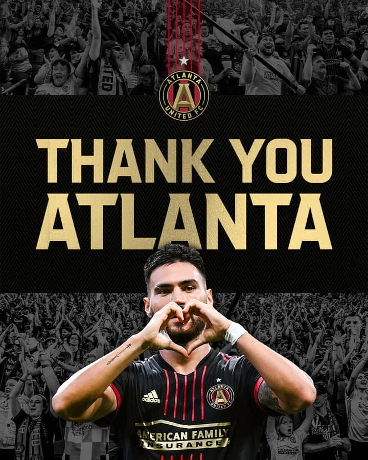 Juanjo Purata Thank You Atlanta United Fc Poster Wallpaper