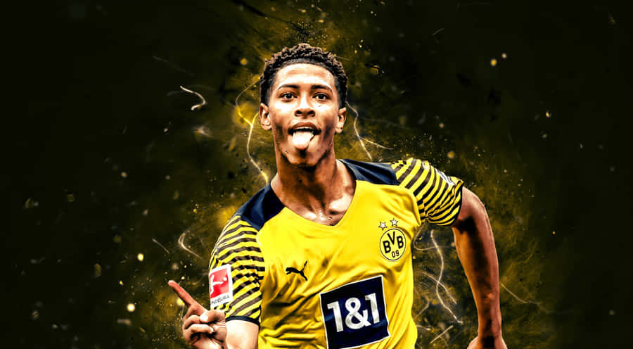 Jude Bellingham Celebration Borussia Dortmund Wallpaper