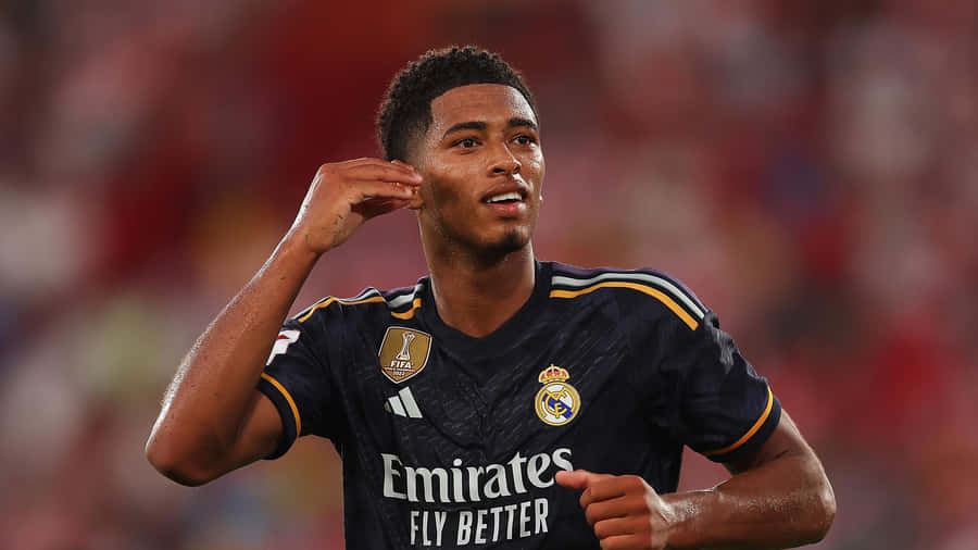 Jude Bellingham Real Madrid Uniform Wallpaper