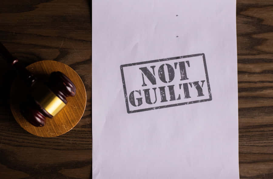 Judicious Not Guilty Verdict Wallpaper