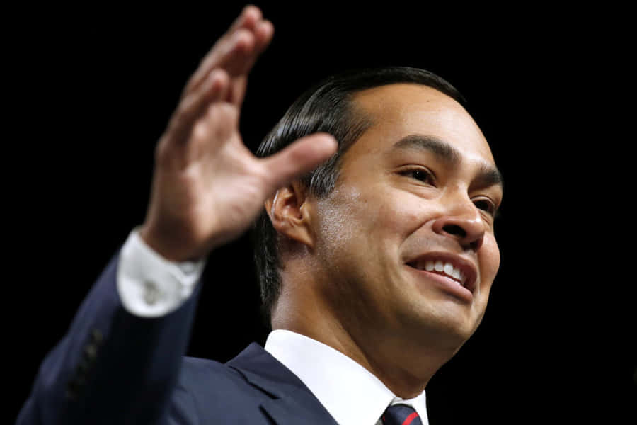 Julian Castro Waving Up Close Wallpaper
