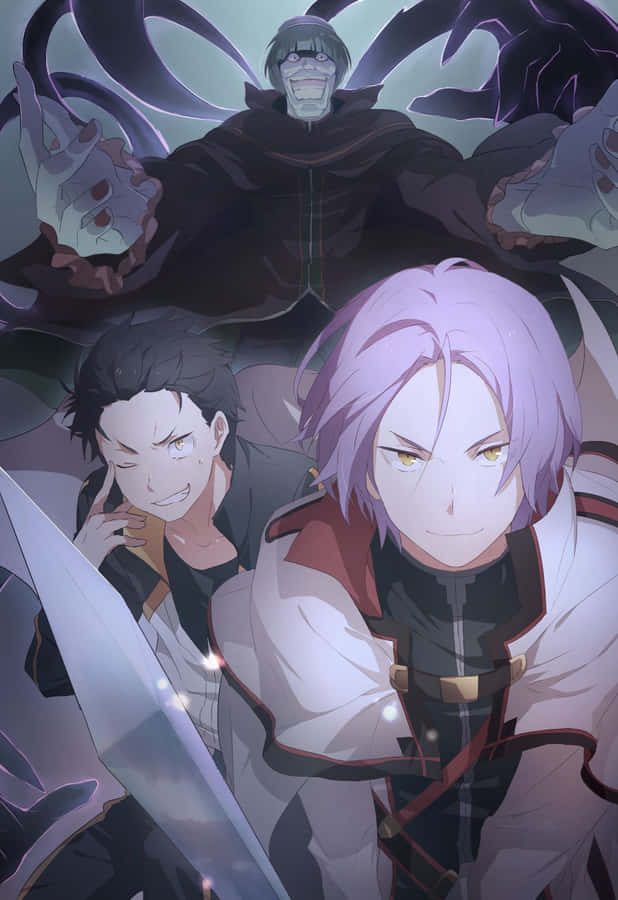 Juliusand Subaru Facing Threat Wallpaper