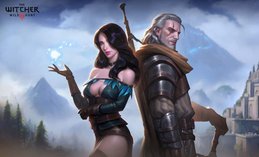 Jump Into A Breathtakingly Beautiful, Immersive World With The Witcher 3 Wild Hunt. Wallpaper