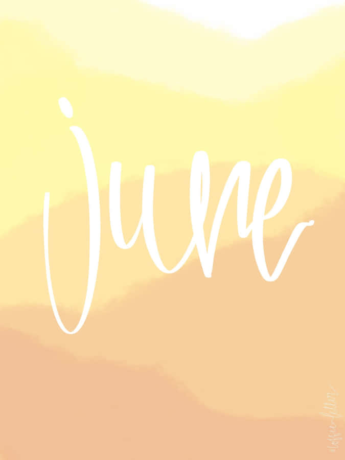 June Summer Aesthetic Wallpaper Wallpaper