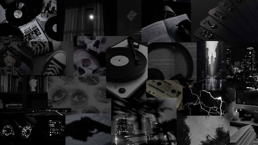 Junk Collection In Dark Setting Wallpaper