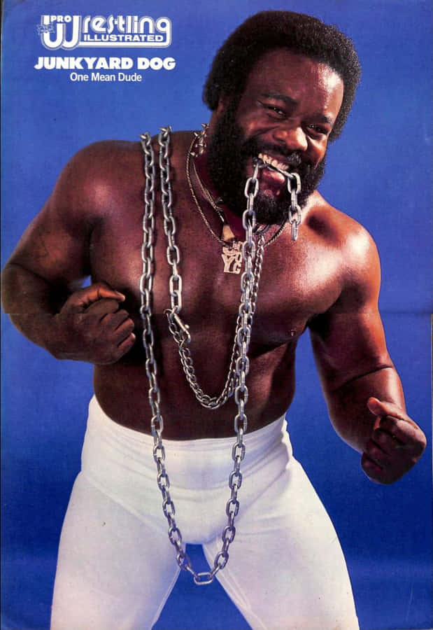 Junkyard Dog Wrestling Illustrated Cover Wallpaper