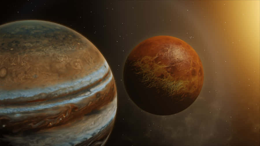 Jupiter And Venus Wallpaper