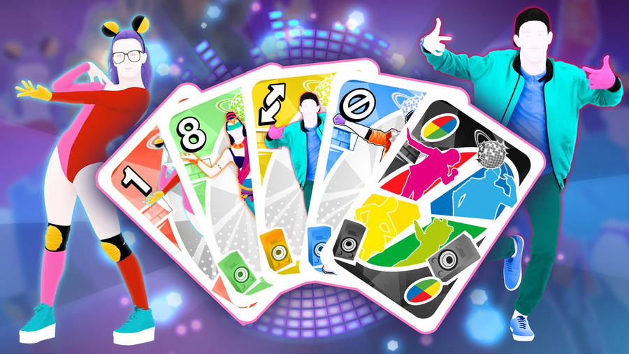 Just Dance Uno Cards Wallpaper