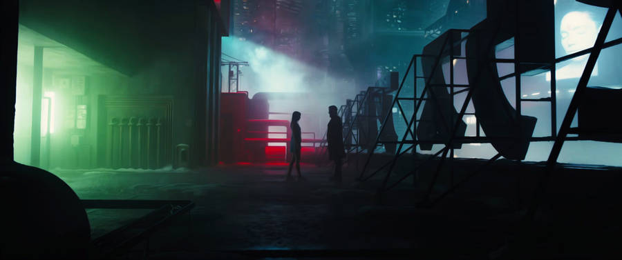 K And Joi In Blade Runner 2049 Wallpaper