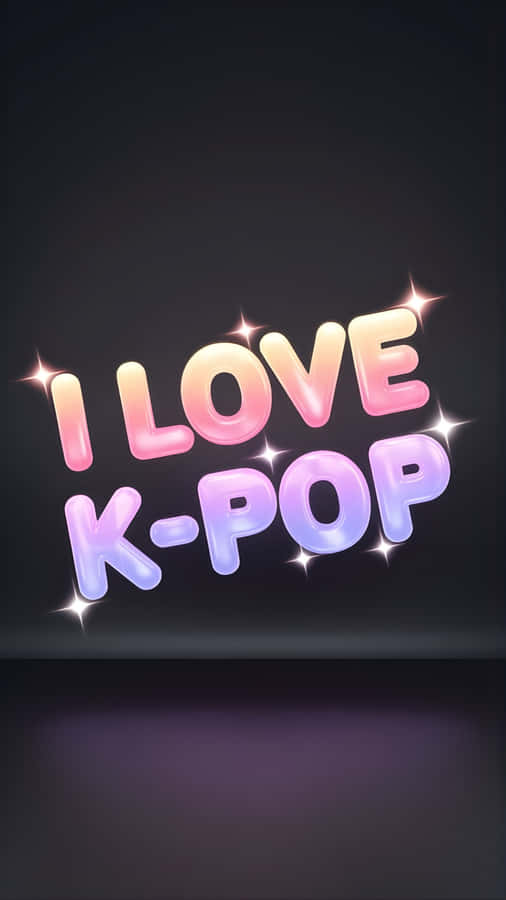 K Pop Love Expression Wallpaper