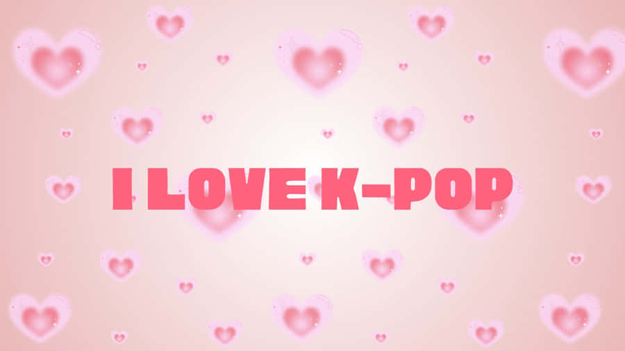 K Pop Love Expression Wallpaper