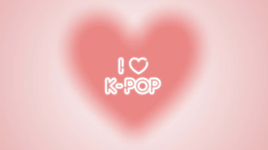 K Pop Love Heart Wallpaper