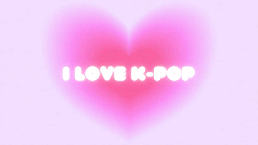K Pop Love Heart Wallpaper