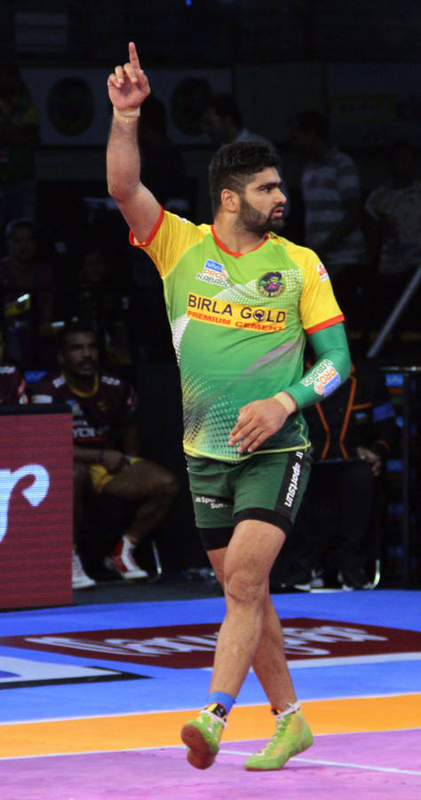 Kabaddi Pardeep Narwal Portrait Wallpaper