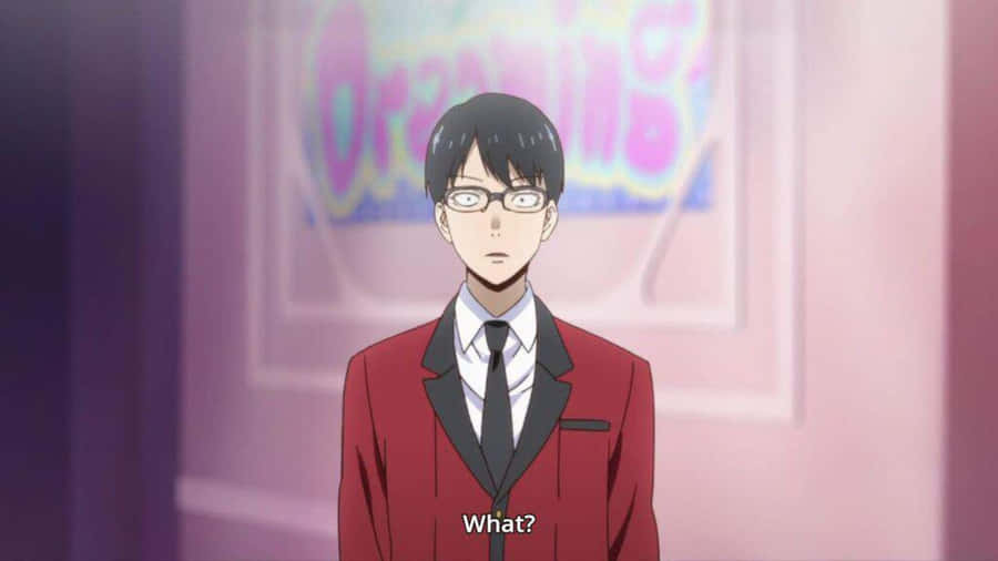 Kaede Manyuda Contemplating A Move In A High Stakes Game. Wallpaper