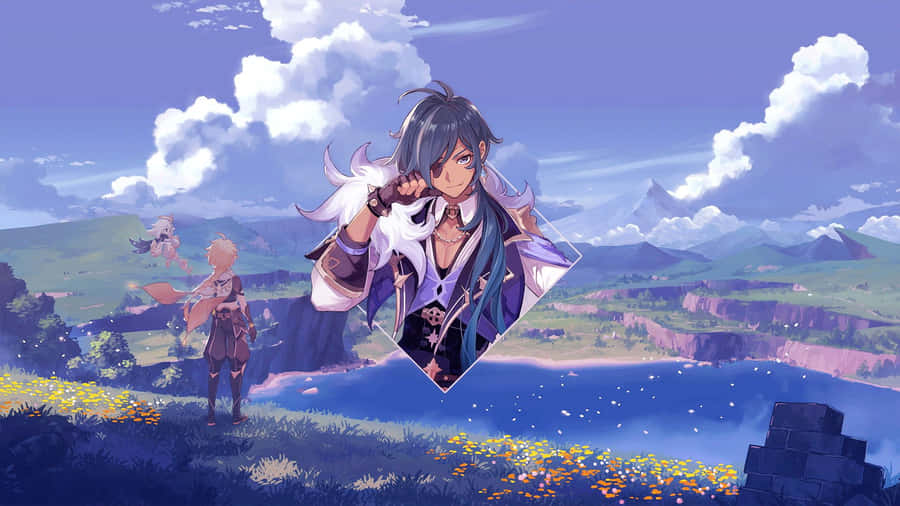 Kaeya, A Modern And Unique Style Wallpaper