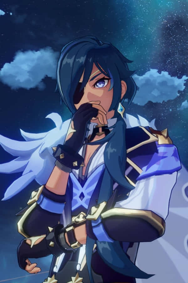 Kaeya In Her Element Wallpaper