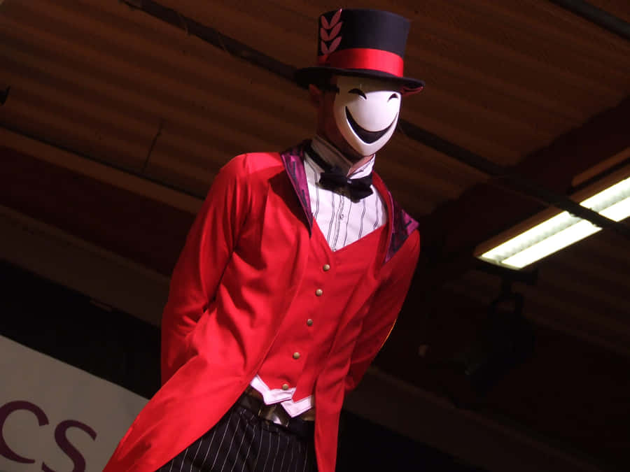 Kagetane Hiruko Cosplay Red Suit Wallpaper