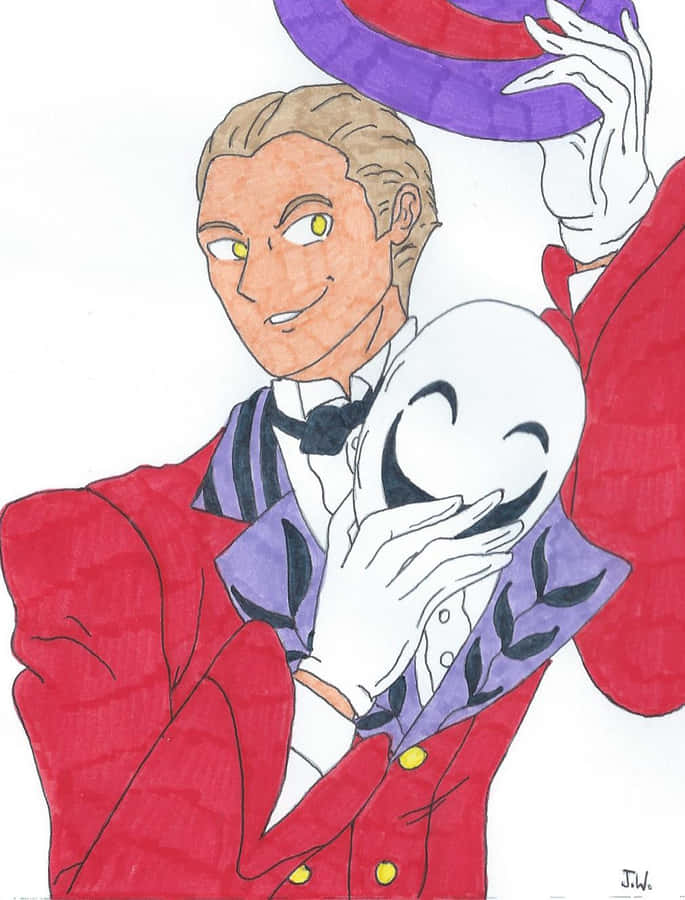 Kagetane_ Hiruko_ Handheld_ Mask_ Artwork Wallpaper