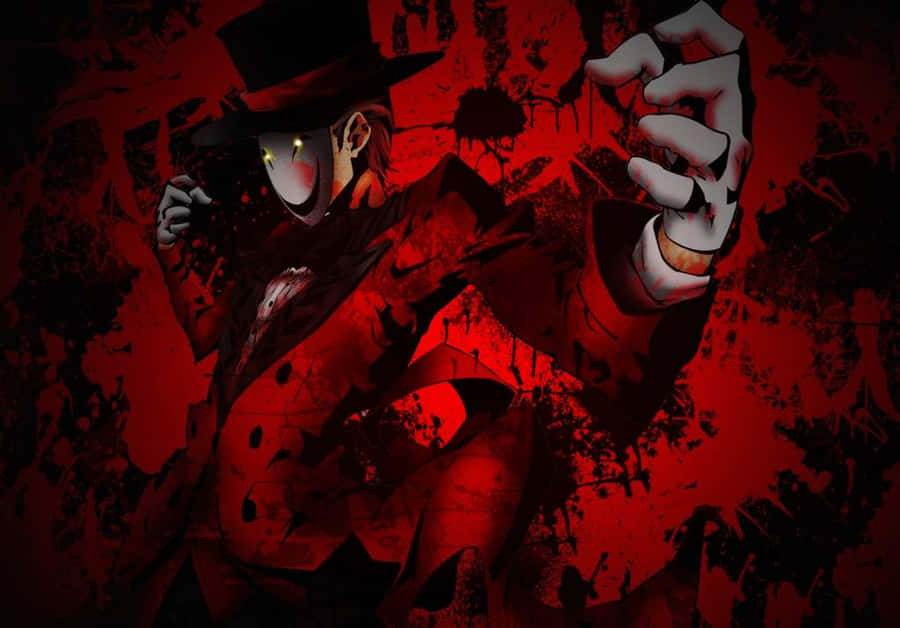 Kagetane Hiruko Red Aura Wallpaper