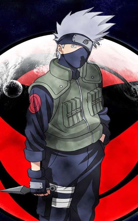 Kakashi Hatake, The Leader Of Team 7, Of The Ninja Villiage Of Konoha Wallpaper