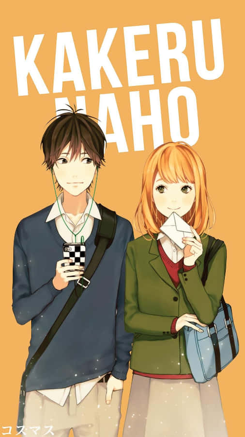 Kakeru Beside Naho From Orange Anime Wallpaper