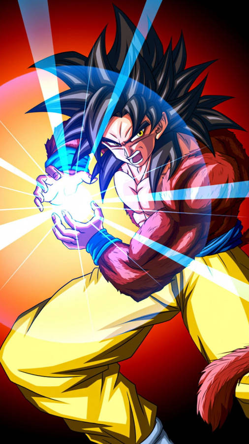 Kamehameha Wave Son Goku Iphone Wallpaper