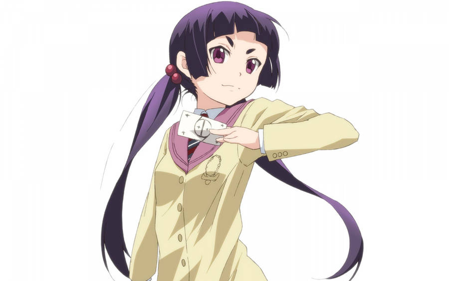 Kamiki Izumo Stands Tall In This Character Portrait From The Anime Adaptation Of Blue Exorcist. Wallpaper