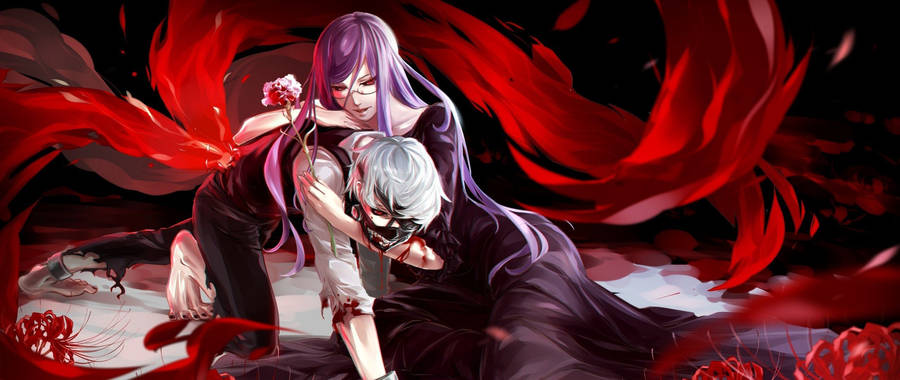 Kaneki Ken Is An Artificial One-eye Ghoul In Tokyo Ghoul Wallpaper