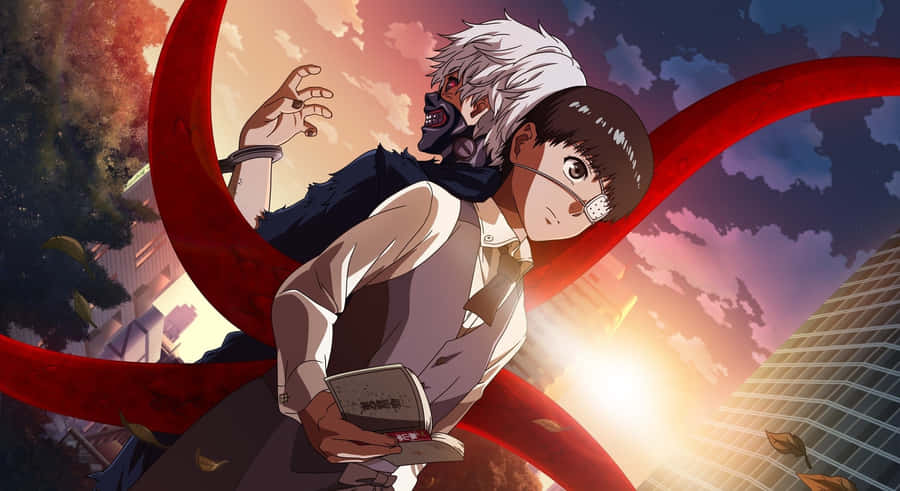 Kaneki Sad Anime In Human Form Wallpaper