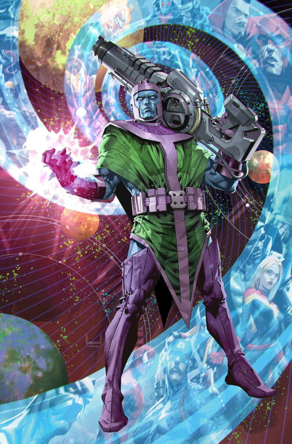 Kang The Conqueror Dominating The Galaxy Wallpaper