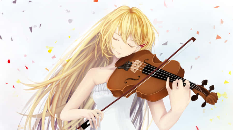 Kaori Miyazono Violin Performance Wallpaper