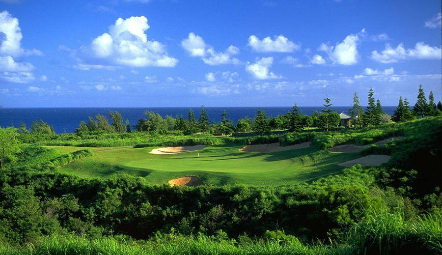 Kapalua Bay Golf Course Desktop Wallpaper