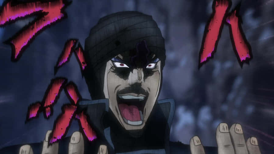 Kars, The Ultimate Lifeform From Jojo's Bizarre Adventure, Posing Powerfully On A Dramatic Background. Wallpaper