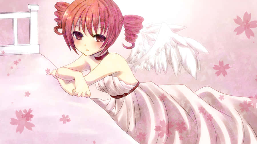 Kasane Teto Angelic Pose Wallpaper