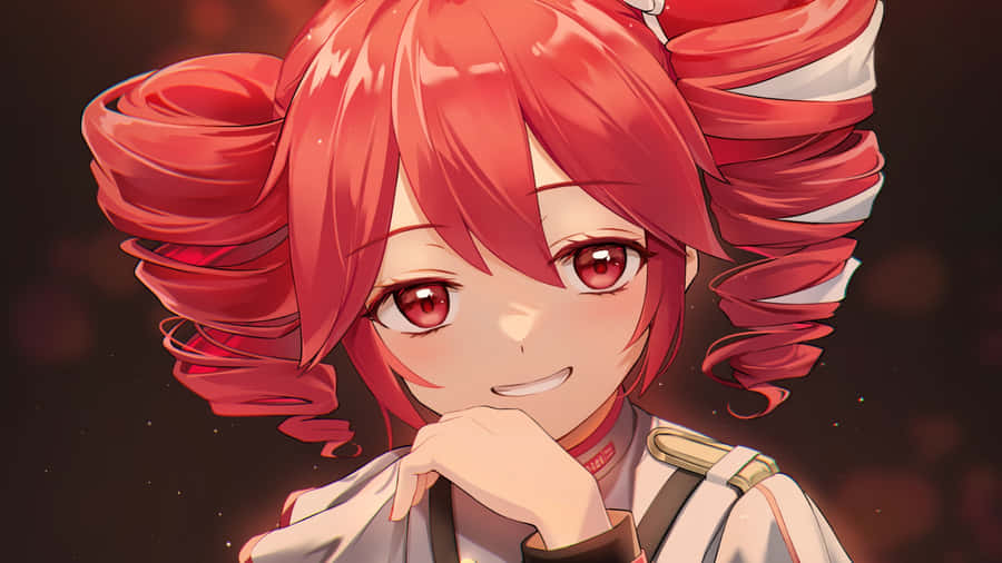 Kasane Teto Character Portrait Wallpaper