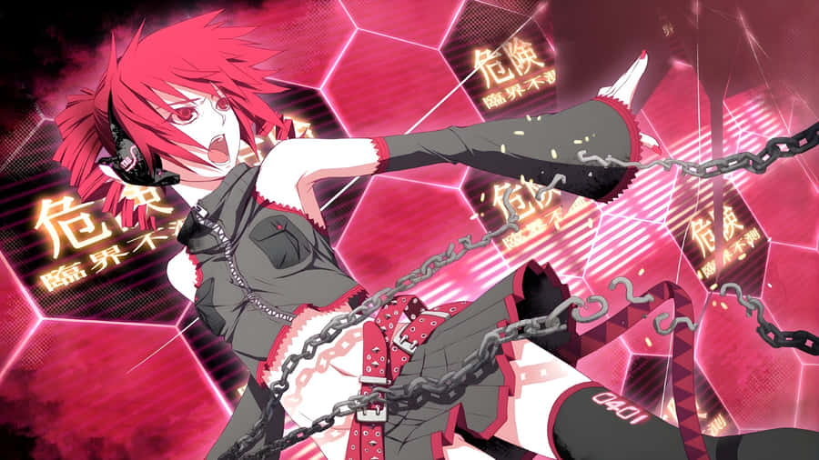 Kasane Teto Futuristic Style Wallpaper