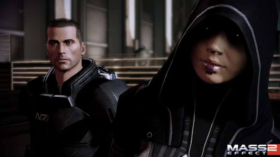 Kasumi Goto Stealthily Traversing An Urban Nightscape. Wallpaper